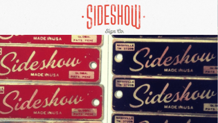 eshop at Sideshow Sign's web store for Made in the USA products
